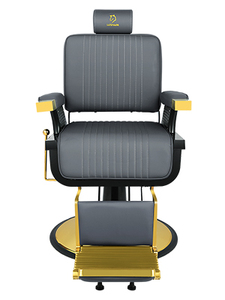 2026 LUXMARS High Quality All <b>Black</b> Barber <b>Chair</b> Synthetic <b>Leather</b> with Wheels for Tall Barbers - Product Image 3