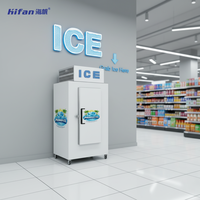 Lemari Pendingin Es Model Baru Hifan, Pendingin Udara Luar Ruangan, Freezer Komersial, Bersertifikasi CE ETL