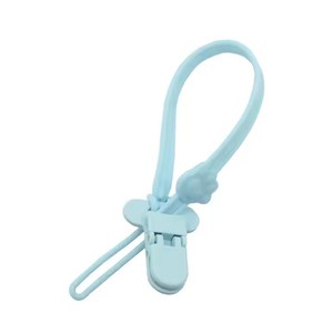 New Baby Geschenk Beißring Seil riemen BPA Free Silikon Baby Schnuller Clip Tragbare Nippel halter Beißring Spielzeug Baby zubehör - Product Image 3
