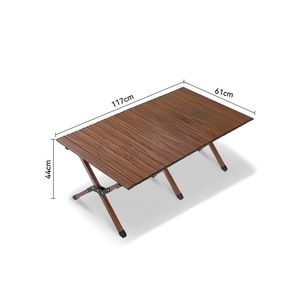 <span class=keywords><strong>Table</strong></span> de pique-nique de <span class=keywords><strong>camping</strong></span> pliable <span class=keywords><strong>Table</strong></span> de jardin extérieure <span class=keywords><strong>Table</strong></span> à manger <span class=keywords><strong>enroulable</strong></span> en acier au carbone portable - Product Image 4