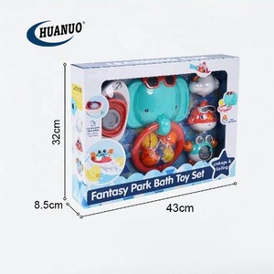 Piscina Wind Up Boat Toy Cartoon Baby estate <span class=keywords><strong>bagno</strong></span> doccia Set giocattoli <span class=keywords><strong>basket</strong></span> Net acqua Spray rotante bambino animale giocattolo <span class=keywords><strong>da</strong></span> <span class=keywords><strong>bagno</strong></span> - Product Image 6