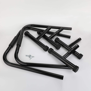 Barres parallèles réglables 4 vitesses à haute capacité de charge pour calisthénie, stand-up, pompes et barres doubles pour musculation à domicile - Product Image 4