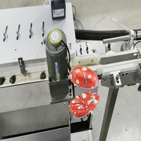 Machine d'emballage de chocolat semi-ovale en feuille d'aluminium, à fonctionnement rapide, avec distribution de colle entièrement automatique, conçue sur mesure
