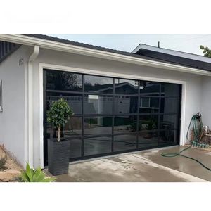 Fournisseur en gros <span class=keywords><strong>de</strong></span> portes <span class=keywords><strong>de</strong></span> <span class=keywords><strong>garage</strong></span> en aluminium avec verre enduit pour villas, hôtels et espaces extérieurs - Product Image 3