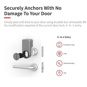 Master Lock for Blue-tooth Smart Anti-Theft Key Safe Durable Zinc Alloy Digital <strong>Door</strong> Lock with Fingerprint &amp; Key Unlock Features - Product Image 4