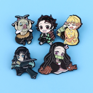 <span class=keywords><strong>5</strong></span> Estilos de Broches de Esmalte de Demon Slayer <span class=keywords><strong>Kimetsu</strong></span> <span class=keywords><strong>No</strong></span> <span class=keywords><strong>Yaiba</strong></span>, Anime Japonés, <span class=keywords><strong>Manga</strong></span>, Lindos, para Mochila, Insignia, Accesorios de Ropa de Dibujos Animados, Regalo - Product Image 3