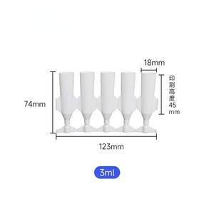 0,5 ml-5ml Prueba de tamaño pequeño Mini esencia PE Ampolla de plástico <span class=keywords><strong>Calandria</strong></span> Tubo de muestra para ungüento/ungüento - Product Image 4