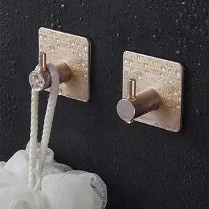 304 Stainless Steel Self Adhesive Wall Hook Multi-Purpose Bathroom Towel Clothes Handbag Key Hanger Hooks Home Storage Hook