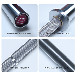 パワーリフティング用バーベルバー：ロゴカスタマイズ可能 - Product Image 5