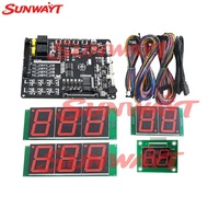 Kit de cabinet de machine de basket d'arcade DIY en plastique avec écran LCD, fonctionnement à monnayeur, jeux de tir temporisé sans latence en anglais SUNWAYT