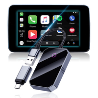 Adaptador Inalámbrico 2 en 1 OEM ODM, Dongle USB, Adaptador Carplay Inalámbrico y con Cable para iPhone y Android, Convertidor Car Play para Autos