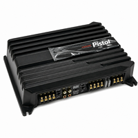 Amplificateur de puissance pour voiture PISTOL, fournisseur fiable, 1000W, 4 canaux, classe AB, avec étiquette privée pour un branding d'un système audio haut de gamme