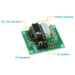 มอเตอร์สเต็ปเปอร์ Diyables 28byj-48 5v พร้อมไดรเวอร์สำหรับ Arduino Esp32 Esp8266 Raspberry Pi 2 ชิ้น - Product Image 4