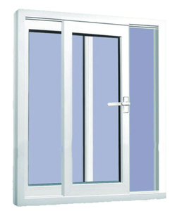 <span class=keywords><strong>Ventanas</strong></span> Corredizas Modernas de PVC Blanco, Horizontales, Doble Vidrio, con Mosquitera Integrada, <span class=keywords><strong>para</strong></span> Apartamentos Residenciales - Product Image 5