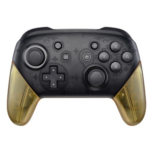 EXtremeRate - Carcasas de Repuesto en Color Ámbar para Controles de Nintendo Switch Pro, Cubierta Protectora para Agarre Manual, Personalizable - Product Image 2