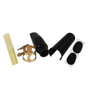 Kit de accesorios de saxofón <span class=keywords><strong>alto</strong></span> <span class=keywords><strong>profesional</strong></span> <span class=keywords><strong>Boquilla</strong></span> duradera con bolsa Piezas esenciales <span class=keywords><strong>para</strong></span> jugadores de saxofón - Product Image 1