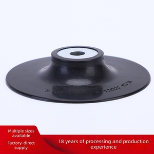 4 inç Kauçuk Plastik Destekli Zımpara Diski Tutucu, Zımparalar ve Açılı Taşlama Makineleri için Kauçuk Destek Pedi, Fabrikadan Doğrudan Satış - Product Image 3