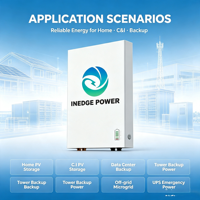 Sistema di accumulo energetico portatile per uso domestico, direttamente dalla fabbrica, impilabile LFP, per uso residenziale, 5kWh 10kWh 16kWh, con accumulo di energia solare a volano