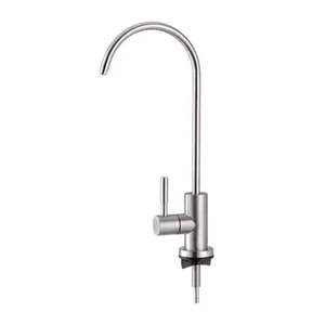 Robinet de cuisine thermostatique en acier inoxydable chromé avec douchette extractible, monocommande, monotrou, à poser sur comptoir, pour maison et hôtel - Product Image 1