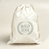 Pochette à cordon personnalisée en non-tissé écologique et recyclable, résistante aux déchirures et anti-poussière, sac de rangement et de protection pour le voyage
