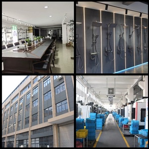 Ensemble de <span class=keywords><strong>douche</strong></span> multifonctionnel en cuivre de conception <span class=keywords><strong>italienne</strong></span> avec douchette pluie et douchette lombaire, finition or brossé - Product Image 6