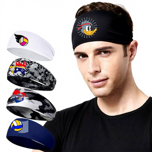 Diademas Deportivas Transpirables con Logotipo Personalizado para Hombre, para Correr, Ciclismo, Baloncesto, Yoga, Unisex - Product Image 1