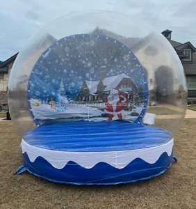 Adorable Casa de burbujas inflable con temática de muñeco de nieve para el hogar y eventos comerciales - Product Image 2