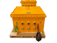 Boîte de jonction industrielle haute tension en acier inoxydable 35 kV IP66, armoire électrique antidéflagrante pour postes de transformation d'énergie (huile et gaz)