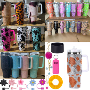 20oz 34oz tutto il giorno bottiglia sottile doppia parete in acciaio inox bottiglia d'acqua sport all'aperto sotto vuoto thermos con manico da bere 40oz - Product Image 1
