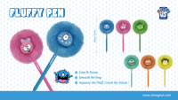 Pulpen Gel Monster Plush Strange Us 0.5mm Tinta Biru Desain Lucu Plastik untuk Pelajar dan Kantor |   Rekrut Agen Eksklusif Global