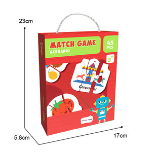 Jouets éducatifs interactifs Lucky Toys pour le développement de l'intelligence des bébés, <span class=keywords><strong>jeu</strong></span> de puzzle précoce, 45 pièces, <span class=keywords><strong>jeu</strong></span> de correspondance pour enfants - Product Image 4