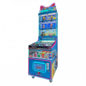 เครื่องเล่นเกมหยอดเหรียญแบบดึงคันโยก Marble Run ปี 2026 พร้อมไฟ LED สำหรับห้างสรรพสินค้าและซูเปอร์มาร์เก็ต - Product Image 1