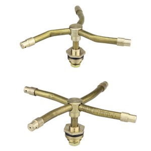 Automatic Copper Garden Irrigation <b>Sprinkler</b> <b>Head</b> 4-Way & 3-Way Options for Outdoor Gardens Rotary <b>Sprinkler</b> 4-Way & 3-Way - Product Image 4