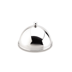 Coperchio a cupola in acciaio inox con pomello per piatti da portata - Product Image 1