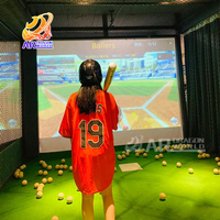 Simulateur d'équipement d'entraînement de baseball de machine de jeu d'amusement d'intérieur de AR de sports interactifs immersifs en vente