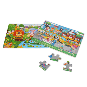 Set <span class=keywords><strong>di</strong></span> 24 Puzzle a Tema Cartoni Animati, Giochi Educativi per lo Sviluppo dell'<span class=keywords><strong>Intelligenza</strong></span> e della Cognizione per Bambini e Bambine - Product Image 4