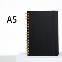 Carnet de notes pour femmes et hommes, 2 carnets à spirales, carnet ligné pour notes de travail, journalisation