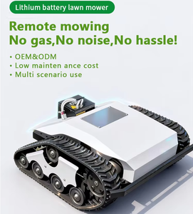 Nouveau modèle 2026 <span class=keywords><strong>Tondeuse</strong></span> à gazon électrique à chenilles, pilotée par GPS, sans <span class=keywords><strong>fil</strong></span> de délimitation, avec optimisation de la trajectoire et télécommande, pour une tonte sans tracas - Product Image 4