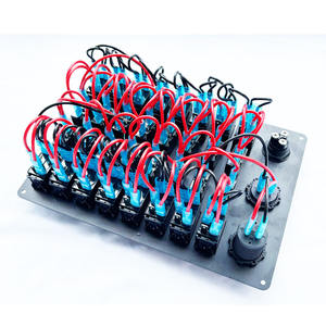 Panel de interruptor protector de sobrecarga 16 Gang impermeable 12/24V <span class=keywords><strong>para</strong></span> barco marino y camión - Product Image 3
