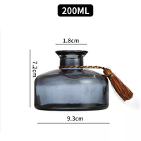 Bouteille vide en verre pour diffuseur de parfum à bâtonnets, design décoration d'intérieur, 50ml 100ml 150ml 250ml 300ml