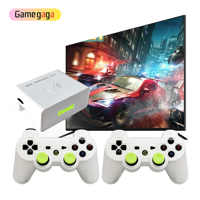 Ye Y7 Gaming Box 4K TV Output 64gb+128gb 10000 Games Retro Video Game Console 2.4G Wireless Gamepad Hangable Game Stick