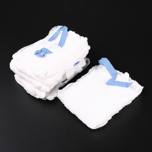 Compresse abdominale stérile médicale 100 % coton pour laparotomie, avec rayures radioguidées - Product Image 6