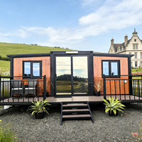 Maison conteneur modulaire préfabriquée extensible 20' Villa/appartement moderne