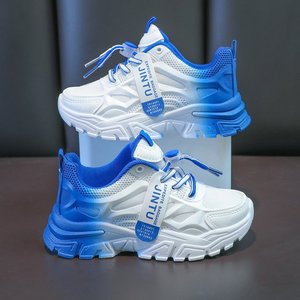 Детские дышащие кроссовки для бега, белые школьные туфли, повседневная обувь для мальчиков и девочек, кеды для детей - Product Image 2