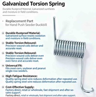 Ressort de torsion galvanisé pour machines agricoles, haute résistance, pièce de rechange de précision pour semoir