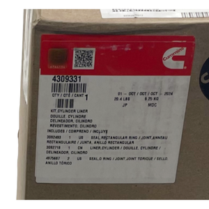 QST30エンジンCumminsディーゼルエンジン部品シリンダーライナースチール材料4309331 - Product Image 3