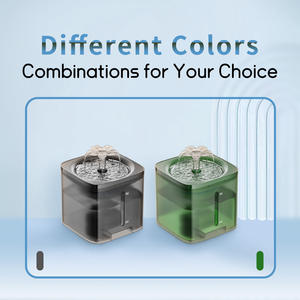 Fontaine à eau pour animaux de compagnie avec motif floral pour chats et chiens, en plastique électrique détachable WF560 - Product Image 5