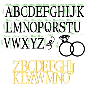 Adorno <span class=keywords><strong>de</strong></span> Pastel con <span class=keywords><strong>Iniciales</strong></span> Personalizadas, Anillo Acrílico <span class=keywords><strong>de</strong></span> 10 cm, Juego <span class=keywords><strong>de</strong></span> Letras <span class=keywords><strong>de</strong></span> 5 cm <span class=keywords><strong>para</strong></span> Decoración <span class=keywords><strong>de</strong></span> Pasteles <span class=keywords><strong>de</strong></span> Boda - Product Image 2