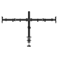 Bras de moniteur robuste pour écrans de 10 à 32 pouces, support de moniteur d'ordinateur réglable jusqu'à 10 kg, bras de moniteur à ressort à gaz unique