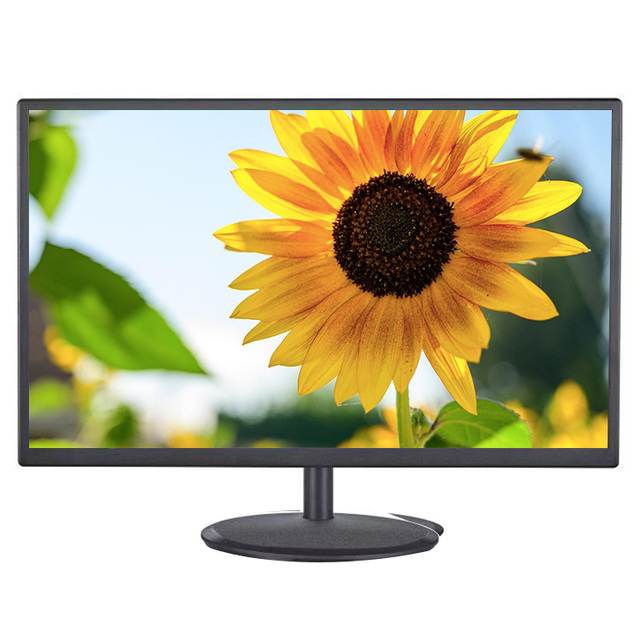 Desktop Computer Screen 1080P 24 Inch LCD Monitor Wall Mount PC Monitor VGA Input LED Display